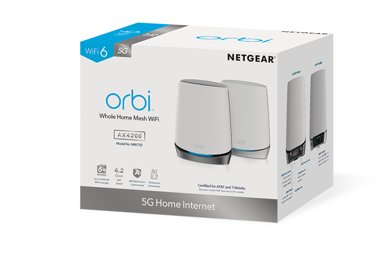 NETGEAR NBK752 routeur sans fil Gigabit Ethernet Tri bande 2 4 GHz / 5 GHz / 5 GHz 5G Neuf - vue 2