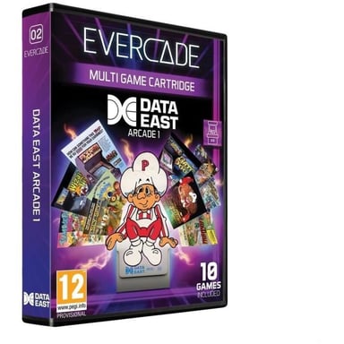 Evercade Data East Arcade Collection 1 - Cartucho Evercade Arcade N°2