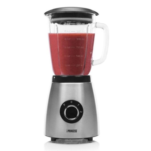 Batidora Princess 212077 Verre Acier Inoxydable Fonction Broyeur à Glace - vue 4