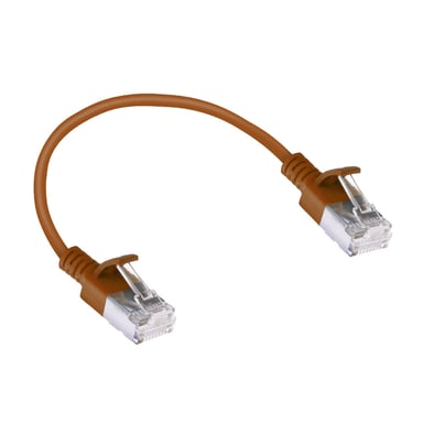 ACT DC7230 cable de red Marrón 0,15 m Cat6a U/FTP (STP)