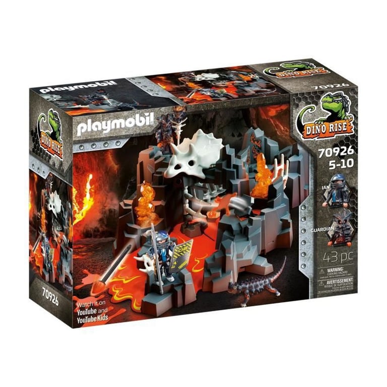 Playmobil 70926 Dino Rise : Gardien de la Mine de Lave Playmobil - vue 2