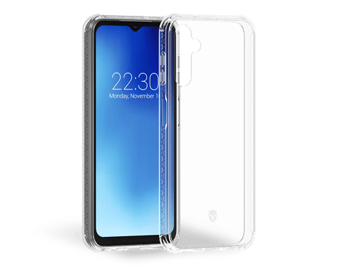 Coque Renforcée Samsung G A14 4G&5G AIR Garantie à vie Transparente - 50% Plastique recyclé Force Case