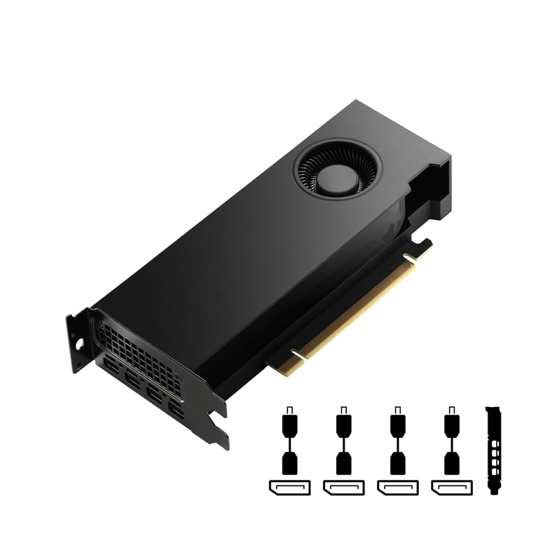PNY NVIDIA RTX 4000 ADA Quadro RTX 4000 20 Go GDDR6 Neuf - vue 4