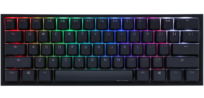 Ducky Clavier de jeu - One 2 Pro Mini - RGB LED - Mécanique - Filaire - vue 1