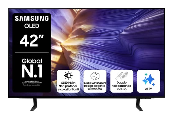Samsung S90F QE42S90FAE 106,7 cm (42'') 4K Ultra HD Smart TV Wifi Negro