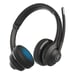 JLab Go Work Cuffie con e senza fili per chiamate/musica USB Type-C Bluetooth Nero, Blu