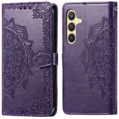 imoshion Etui de téléphone portefeuille Mandala pour Samsung Galaxy S25 Plus - Violet