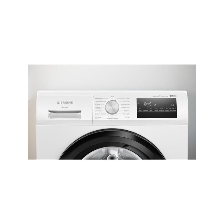 SIEMENS Lave linge frontal 60 cm 8 Kg essorage 1400 trMn WM14N248FR - vue 9