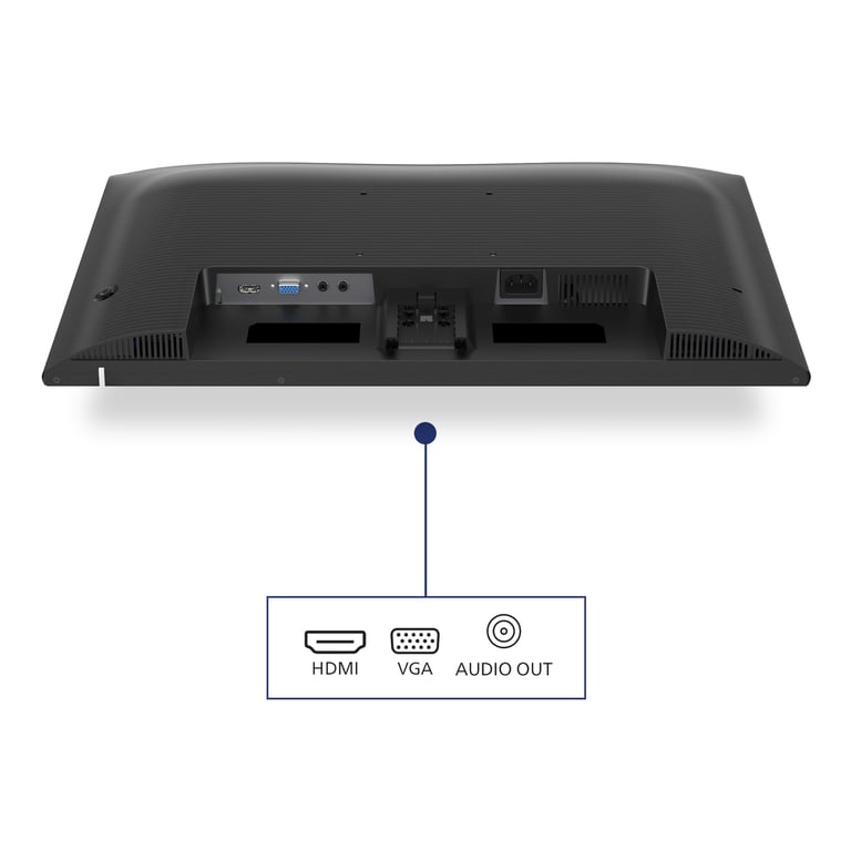 Philips 24E1N1100A 24 Zoll Full HD Monitor eingeb. Lautsprecher 1920x1080 100 Hz VGA HDMI 1.4 Schwarz - vue 4