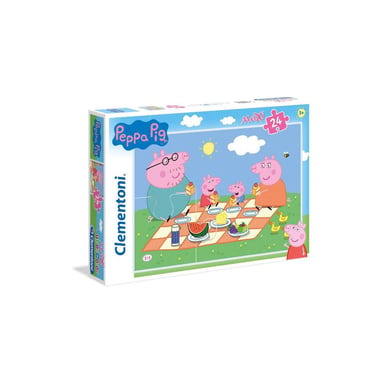 Clementoni Peppa Pig Supercolor 24 Maxi Jeu de puzzle 24 pièce(s) Dessins animés - Neuf