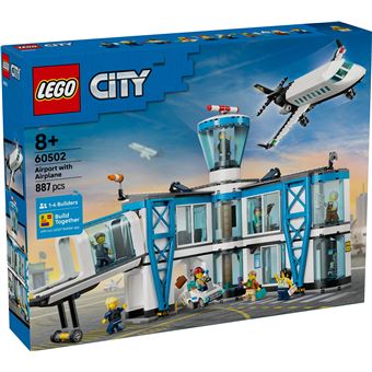 LEGO City 60502 L'aéroport et l'avion - Neuf