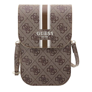 Guess Bolso bandolera modelo Stripe 4G Marrón