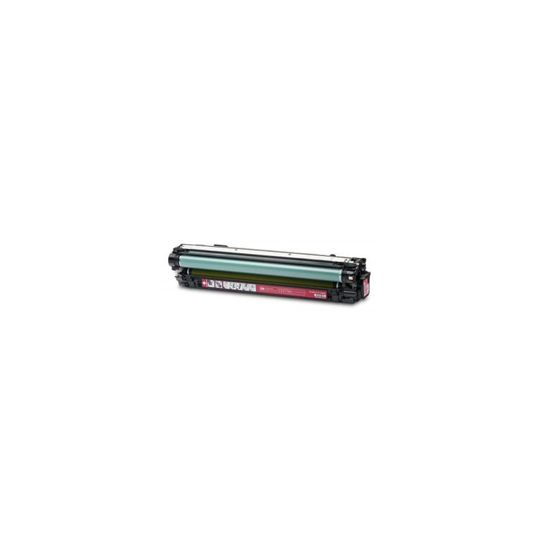 Cartouche toner HP 650A CE273AC magenta pour imprimantes laser HP Color LaserJet Enterprise Noir/Magenta - Neuf
