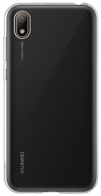 Coque hybride invisible pour Huawei Y5 2019, Transparente