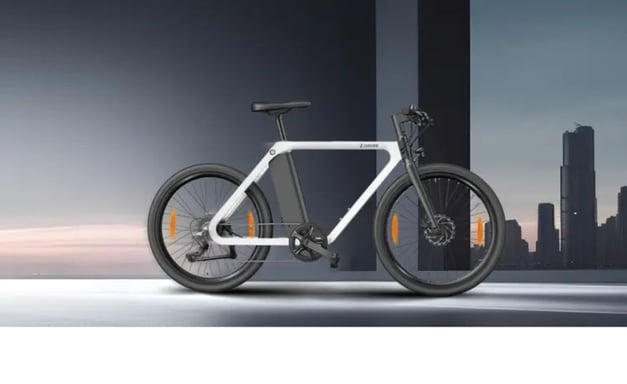 Bicicleta eléctrica NAVEE Z1 250W, autonomía 80 km, frenos de disco hidráulicos, pantalla TFT, suspensión delantera/trasera 27,5'', 7 velocidades Shimano