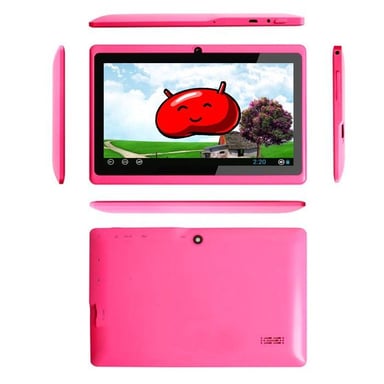 Tablette Tactile 7 Pouces Multi Touch Android 4.1 Google Play Wifi 3D Rose RAM  ROM  - YONIS