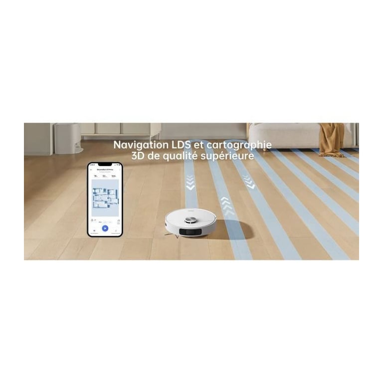 Aspirateur Robot Laveur Dreame L10 Prime – 4000 Pa, Station de Vidage - vue 2