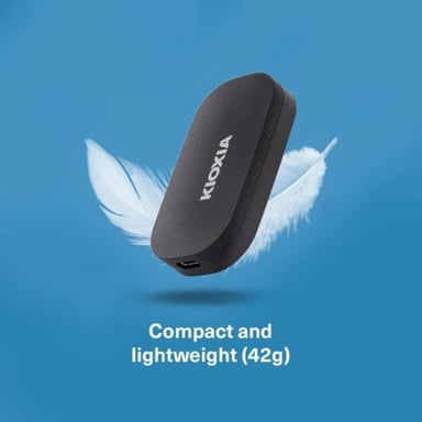 Kioxia Exceria Plus G2 2 TB USB Type-C 3.2 Gen 2 (3.1 Gen 2) Negro