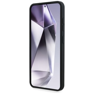 Étui Karl Lagerfeld Silicone Metal Signature pour Samsung Galaxy S25, noir