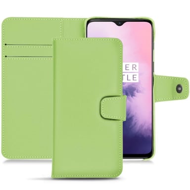 Housse cuir OnePlus 7 -  - Vert - Simili cuir
