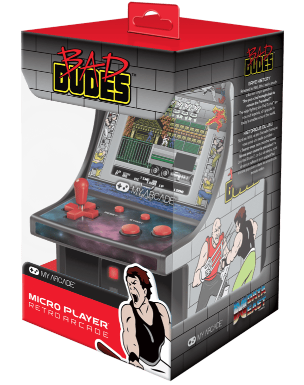My Arcade Micro Player 17cm Bad Dudes Neuf