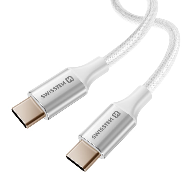 Câble USB C vers USB C Design Tressé Anti nœud Neuf