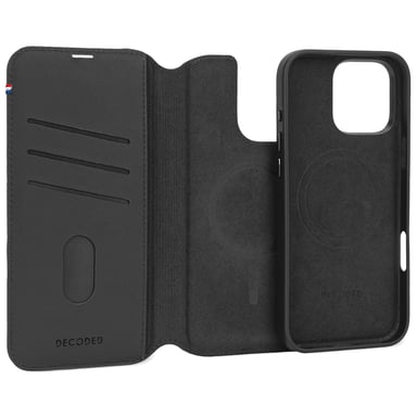 Decoded Leather Detachable Wallet Case funda para teléfono móvil 15,5 cm (6.1'') Funda cartera Negro