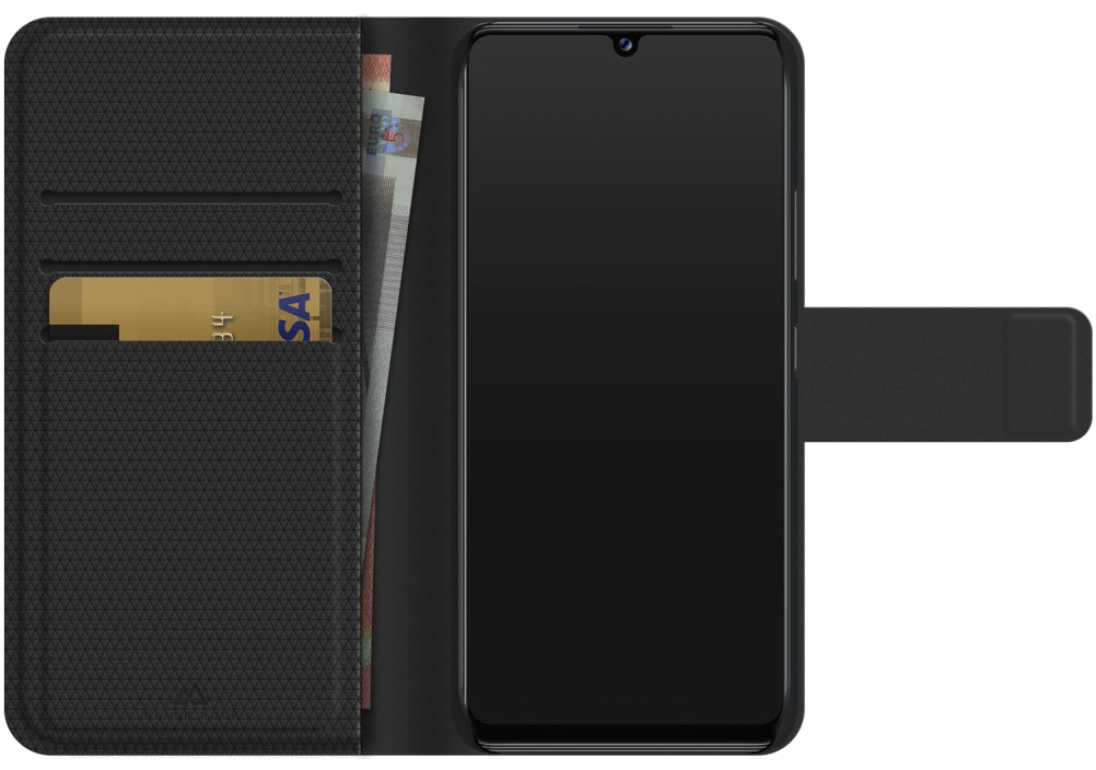 Etui portefeuille 2 en 1 pour Samsung Galaxy A42 5G, noir