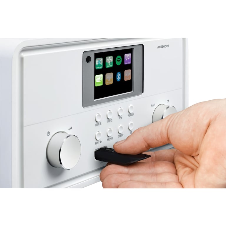 Radio Internet MEDION DAB Bluetooth 2x10W RMS - vue 7