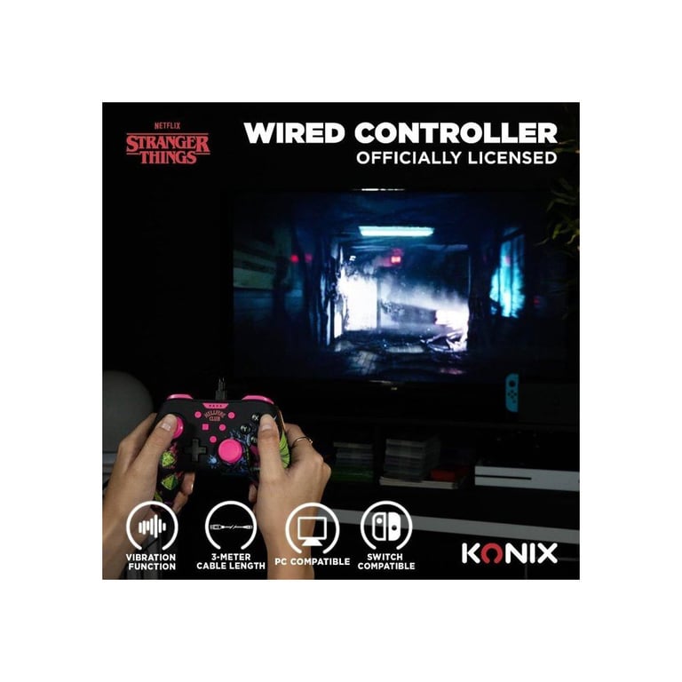 Manette filaire Konix Stranger Things pour Nintendo Switch - vue 4