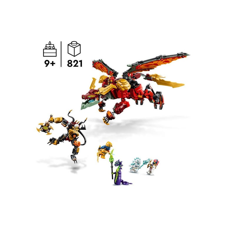 LEGO Ninjago Le robot dragon transformable de Braséra 71868 - vue 6