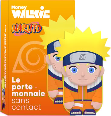 Porte monnaie sans contact Naruto - Fabriqué en France Money Walkie