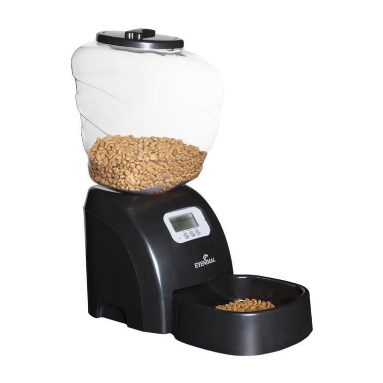EYENIMAL Distributeur automatique 5 kg de croquettes 45x20x47 cm Pour chat et petit chien - vue 2