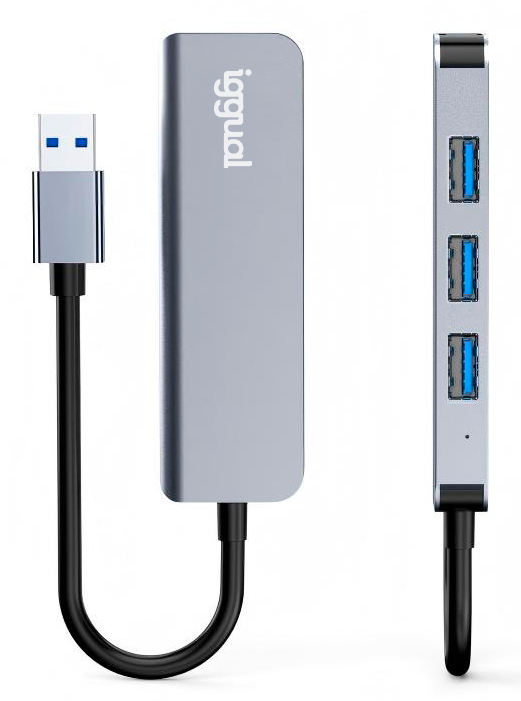 iggual IGG319246 hub & concentrateur USB 3.2 Gen 1 3.1 Gen 1 Type C 5000 Mbit/ Neuf - vue 2