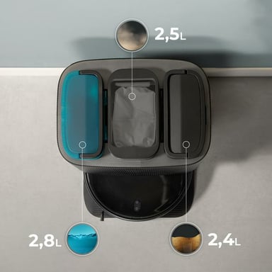 Cecotec Conga 11090 Spin Revolution Home&Wash 2 L Sin bolsa Negro