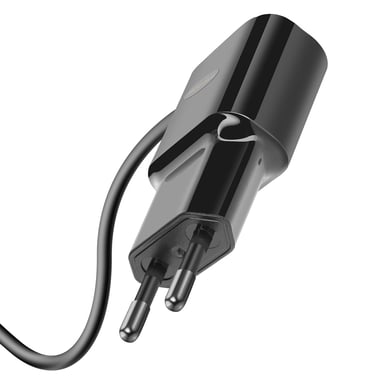 Cargador de pared 2 A con conector Micro-USB y cable de 120 cm incluido