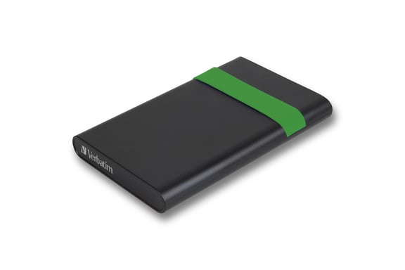 Verbatim 53110 disque dur externe 320 Go 5400 tr/min 2.5'' Micro-USB B 2.0/3.2 Gen 1 (3.1 Gen 1) Noir, Vert