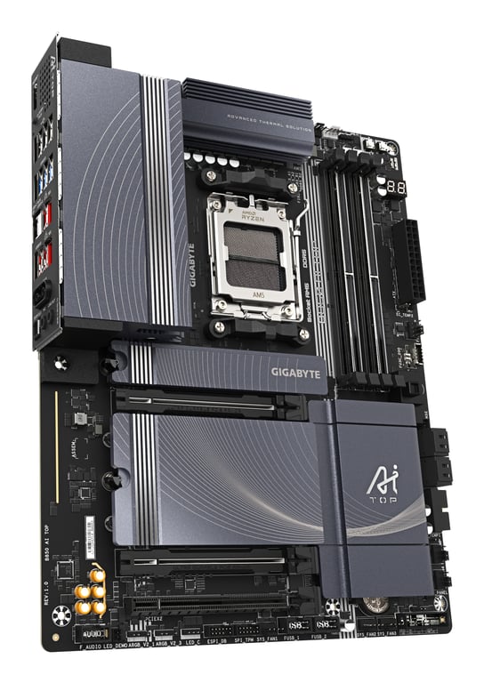 Gigabyte B850 AI TOP - vue 4