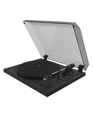TEAC TN-175-B Tourne-disque entraîné par courroie Noir