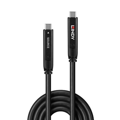 Lindy 43333 cable USB USB 3.2 Gen 1 (3.1 Gen 1) 10 m USB C Negro