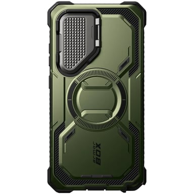 Coque Intégrale pour Samsung S25 Ultra Antichoc Compatible MagSafe Vert