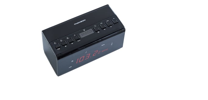 Thomson CR50 Radio portable Horloge Noir