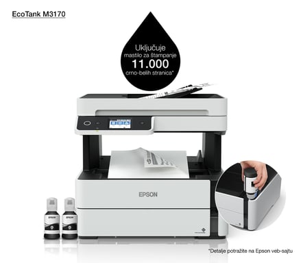 Epson EcoTank M3170 Inyección de tinta A4 1200 x 2400 DPI 39 ppm Wifi