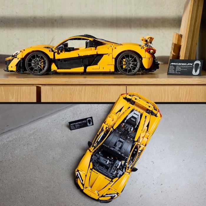 Modèle LEGO Technic McLaren P1 Hypercar à Construire pour Adultes Neuf - vue 3