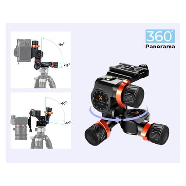 K&F Rotule panoramique 360