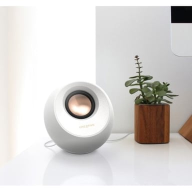 Creative Labs Pebble V3 Blanco Inalámbrico y alámbrico 10 W