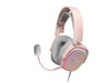 Mars Gaming MHAX Rosa, Auriculares Gaming RGB, Micrófono Extraíble, HiFi, Compatibilidad Multiplataforma