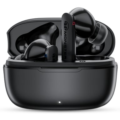 Ecouteurs intra-auriculaires True Wireless Monster N-Lite Clear Talk Noir