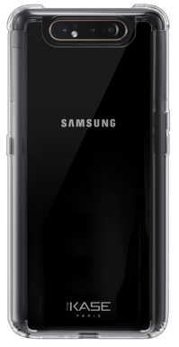 Coque hybride invisible pour Samsung Galaxy A80 2019, Transparent
