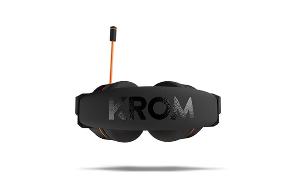 Krom Kendo Auriculares Alámbrico Diadema Juego Negro, Naranja